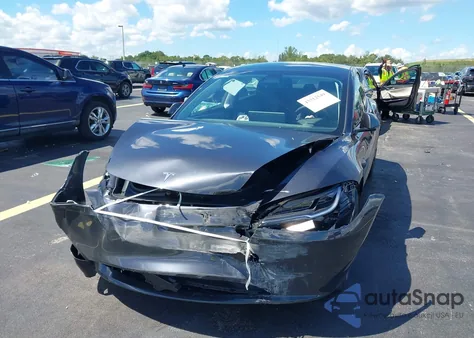 2025 Tesla Model 3 Long Range Rear-Wheel Drive from USA, damaged, VIN 5YJ3E1EA0SF986155